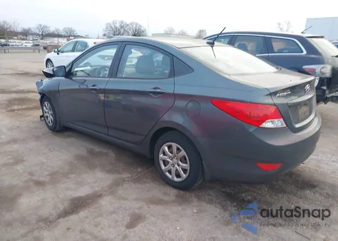 2013 Hyundai Accent Gls from USA, damaged, VIN KMHCT4AE0DU286755